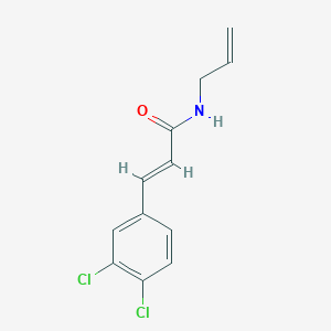 molecular formula C12H11Cl2NO B2908296 (2E)-3-(3,4-dichlorophenyl)-N-(prop-2-en-1-yl)prop-2-enamide CAS No. 42174-18-5