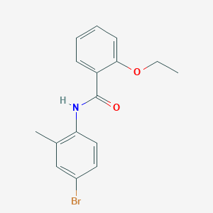 molecular formula C16H16BrNO2 B290830 N-(4-bromo-2-methylphenyl)-2-ethoxybenzamide 