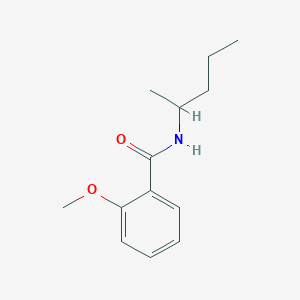 molecular formula C13H19NO2 B290833 2-methoxy-N-(1-methylbutyl)benzamide 