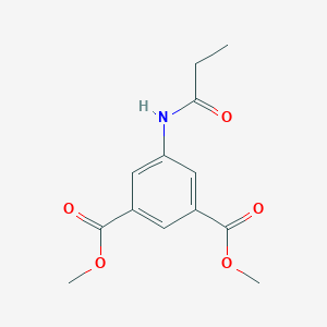 molecular formula C13H15NO5 B290835 Dimethyl 5-(propionylamino)isophthalate 