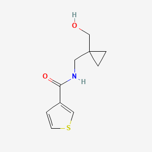 N-((1-(hydroxymethyl)cyclopropyl)methyl)thiophene-3-carboxamide