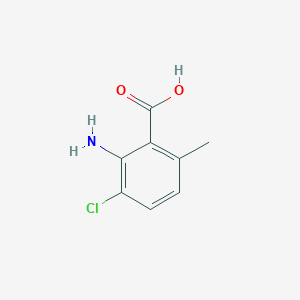 molecular formula C8H8ClNO2 B2908419 2-Amino-3-chloro-6-methylbenzoic acid CAS No. 72618-63-4