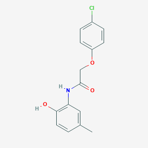 molecular formula C15H14ClNO3 B290844 2-(4-chlorophenoxy)-N-(2-hydroxy-5-methylphenyl)acetamide 