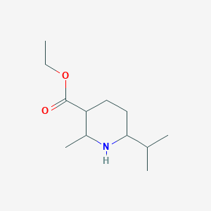 Ethyl 2-methyl-6-propan-2-ylpiperidine-3-carboxylate