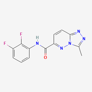 molecular formula C13H9F2N5O B2908445 N-(2,3-Difluorophenyl)-3-methyl-[1,2,4]triazolo[4,3-b]pyridazine-6-carboxamide CAS No. 2415491-23-3