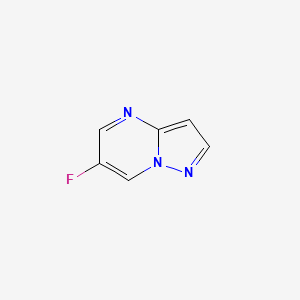 molecular formula C6H4FN3 B2908482 6-Fluoropyrazolo[1,5-A]pyrimidine CAS No. 1036762-34-1