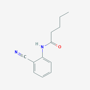 N-(2-cyanophenyl)pentanamide