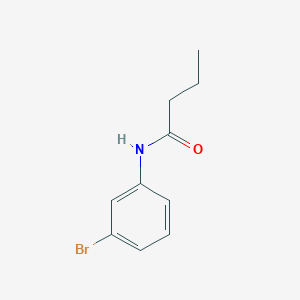 molecular formula C10H12BrNO B290850 N-(3-bromophenyl)butanamide 