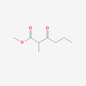 molecular formula C8H14O3 B2908508 Methyl 2-methyl-3-oxohexanoate CAS No. 120040-67-7