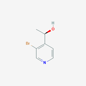 molecular formula C7H8BrNO B2908567 (1R)-1-(3-bromopyridin-4-yl)ethan-1-ol CAS No. 1932164-55-0