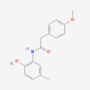 N-(2-hydroxy-5-methylphenyl)-2-(4-methoxyphenyl)acetamide