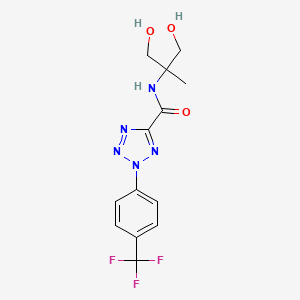 N-(1,3-dihydroxy-2-methylpropan-2-yl)-2-(4-(trifluoromethyl)phenyl)-2H-tetrazole-5-carboxamide