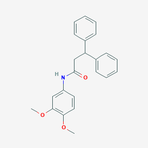 N-(3,4-dimethoxyphenyl)-3,3-diphenylpropanamide