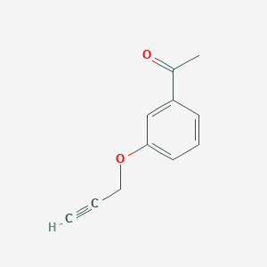 molecular formula C11H10O2 B2908626 1-(3-(Prop-2-ynyloxy)phenyl)ethanone CAS No. 34264-13-6