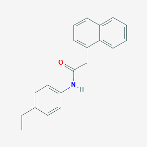 molecular formula C20H19NO B290863 N-(4-ethylphenyl)-2-(1-naphthyl)acetamide 