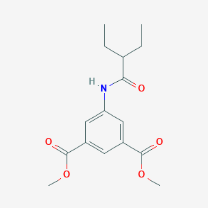 Dimethyl 5-[(2-ethylbutanoyl)amino]isophthalate