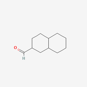 molecular formula C11H18O B2908666 Decahydronaphthalene-2-carbaldehyde CAS No. 10484-22-7