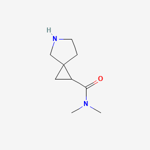 molecular formula C9H16N2O B2908672 N,N-Dimethyl-5-azaspiro[2.4]heptane-2-carboxamide CAS No. 1872819-95-8