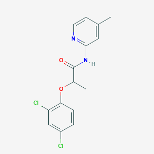 2-(2,4-dichlorophenoxy)-N-(4-methylpyridin-2-yl)propanamide