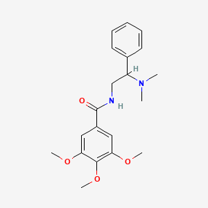 molecular formula C20H26N2O4 B2908695 N-(2-(dimethylamino)-2-phenylethyl)-3,4,5-trimethoxybenzamide CAS No. 899975-11-2