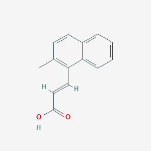 (E)-3-(2-Methylnaphthalen-1-yl)prop-2-enoic acid