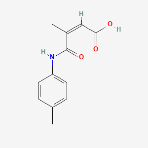 molecular formula C12H13NO3 B2908711 (Z)-3-methyl-4-oxo-4-(p-tolylamino)but-2-enoic acid CAS No. 314238-17-0