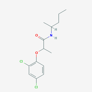 2-(2,4-dichlorophenoxy)-N-(1-methylbutyl)propanamide