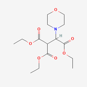 molecular formula C15H25NO7 B2908735 Triethyl 2-morpholino-1,1,2-ethanetricarboxylate CAS No. 478050-33-8
