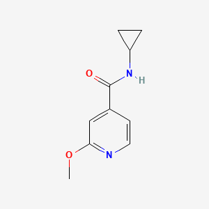 molecular formula C10H12N2O2 B2908756 N-Cyclopropyl-2-methoxypyridine-4-carboxamide CAS No. 1795084-02-4