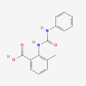 3-Methyl-2-[(phenylcarbamoyl)amino]benzoic acid