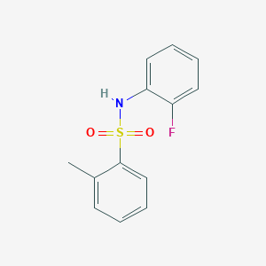 N-(2-fluorophenyl)-2-methylbenzenesulfonamide