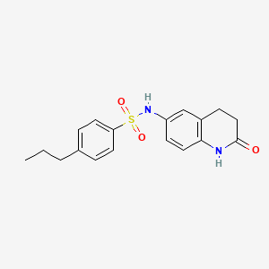 N-(2-oxo-1,2,3,4-tetrahydroquinolin-6-yl)-4-propylbenzenesulfonamide