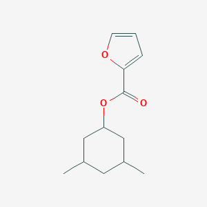 molecular formula C13H18O3 B290880 3,5-Dimethylcyclohexyl 2-furoate 