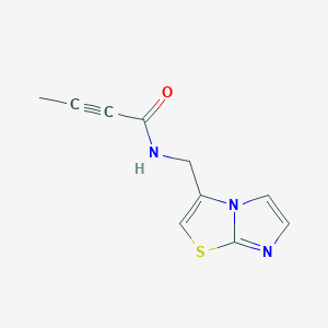 N-(Imidazo[2,1-b][1,3]thiazol-3-ylmethyl)but-2-ynamide