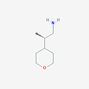 (2S)-2-(oxan-4-yl)propan-1-amine