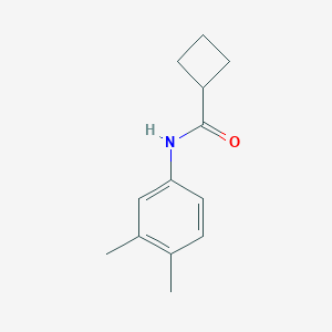 N-(3,4-dimethylphenyl)cyclobutanecarboxamide