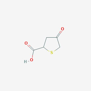 molecular formula C5H6O3S B2908857 4-Oxothiolane-2-carboxylic acid CAS No. 89323-44-4