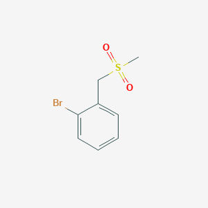 molecular formula C8H9BrO2S B2908894 1-Bromo-2-((methylsulfonyl)methyl)benzene CAS No. 25195-52-2