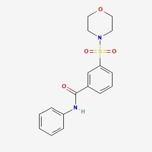 3-(morpholinosulfonyl)-N-phenylbenzamide