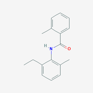 molecular formula C17H19NO B290891 N-(2-ethyl-6-methylphenyl)-2-methylbenzamide 