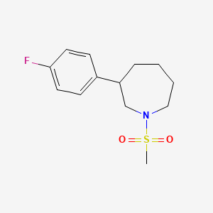 3-(4-Fluorophenyl)-1-(methylsulfonyl)azepane