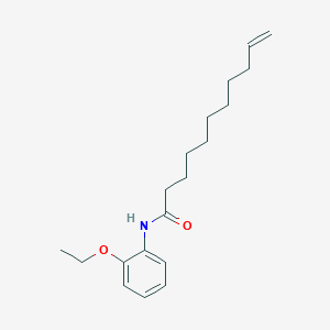 molecular formula C19H29NO2 B290893 N-(2-ethoxyphenyl)-10-undecenamide 