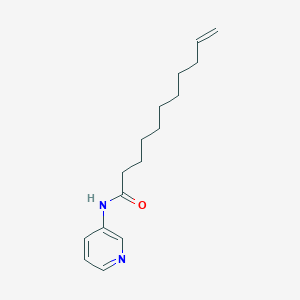 molecular formula C16H24N2O B290894 N-(3-pyridinyl)-10-undecenamide 