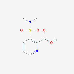 molecular formula C8H10N2O4S B2908943 3-(Dimethylsulfamoyl)pyridine-2-carboxylic acid CAS No. 1909347-62-1