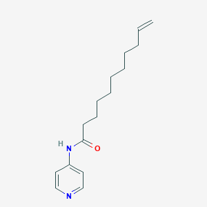 molecular formula C16H24N2O B290895 N-(4-pyridinyl)-10-undecenamide 