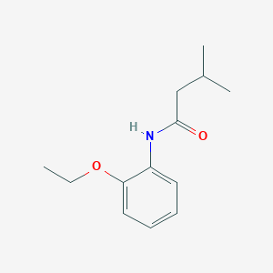 molecular formula C13H19NO2 B290896 N-(2-ethoxyphenyl)-3-methylbutanamide 