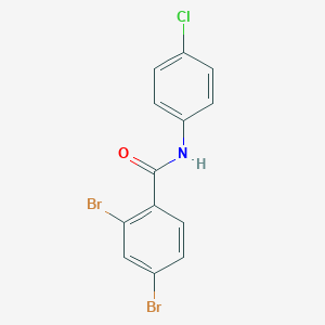 2,4-dibromo-N-(4-chlorophenyl)benzamide