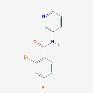 molecular formula C12H8Br2N2O B290903 2,4-dibromo-N-(3-pyridinyl)benzamide 