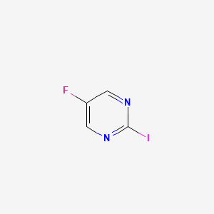 molecular formula C4H2FIN2 B2909035 5-Fluoro-2-iodopyrimidine CAS No. 1443533-34-3