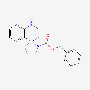 Benzyl 2',3'-dihydro-1'H-spiro[pyrrolidine-2,4'-quinoline]-1-carboxylate